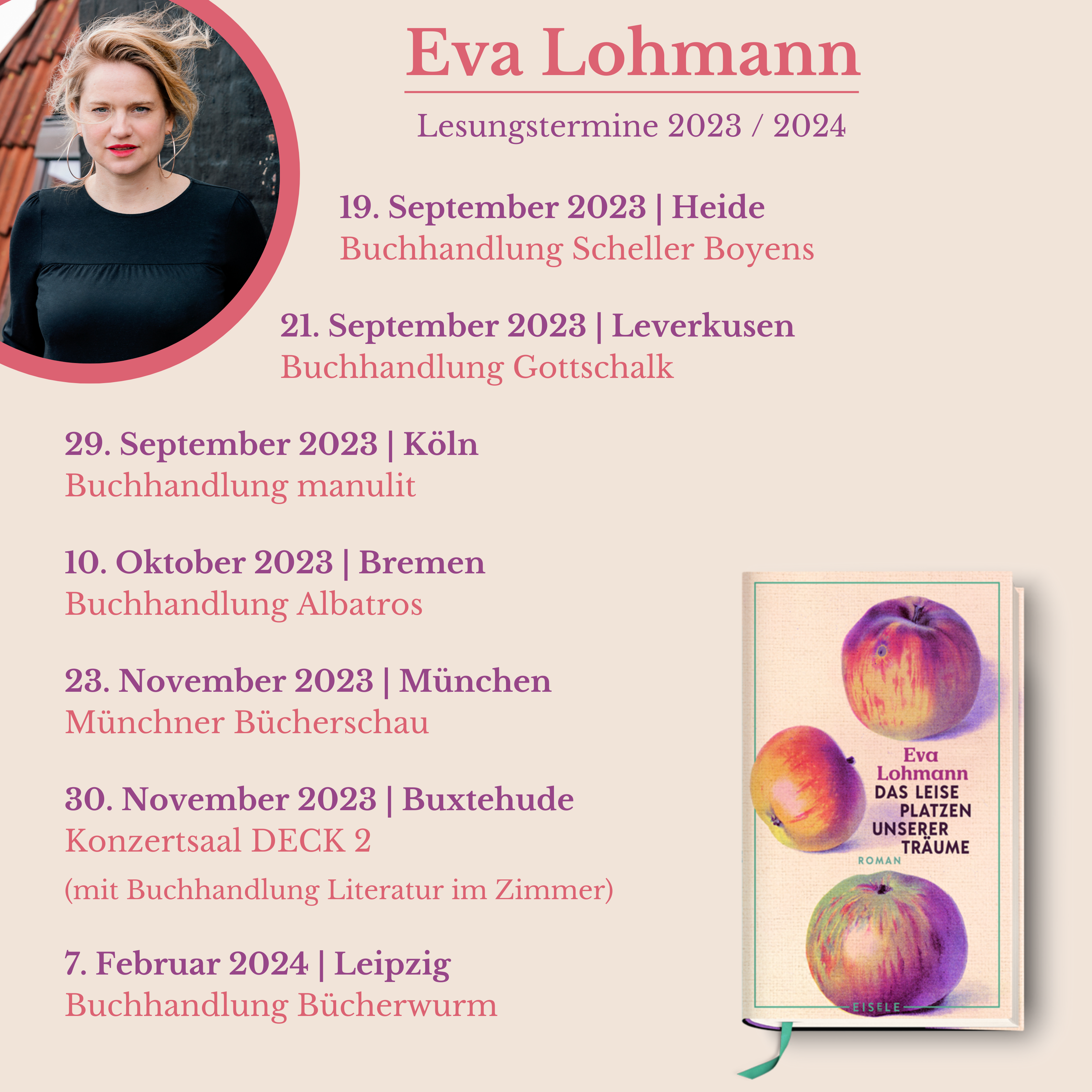 ENTWURF 2 Lesungstermine Eva Lohmann